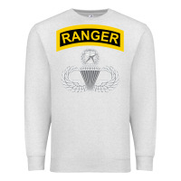 Oatmeal Heather Ranger and Airborne Master Premium Sweatshirt - longCreatives
