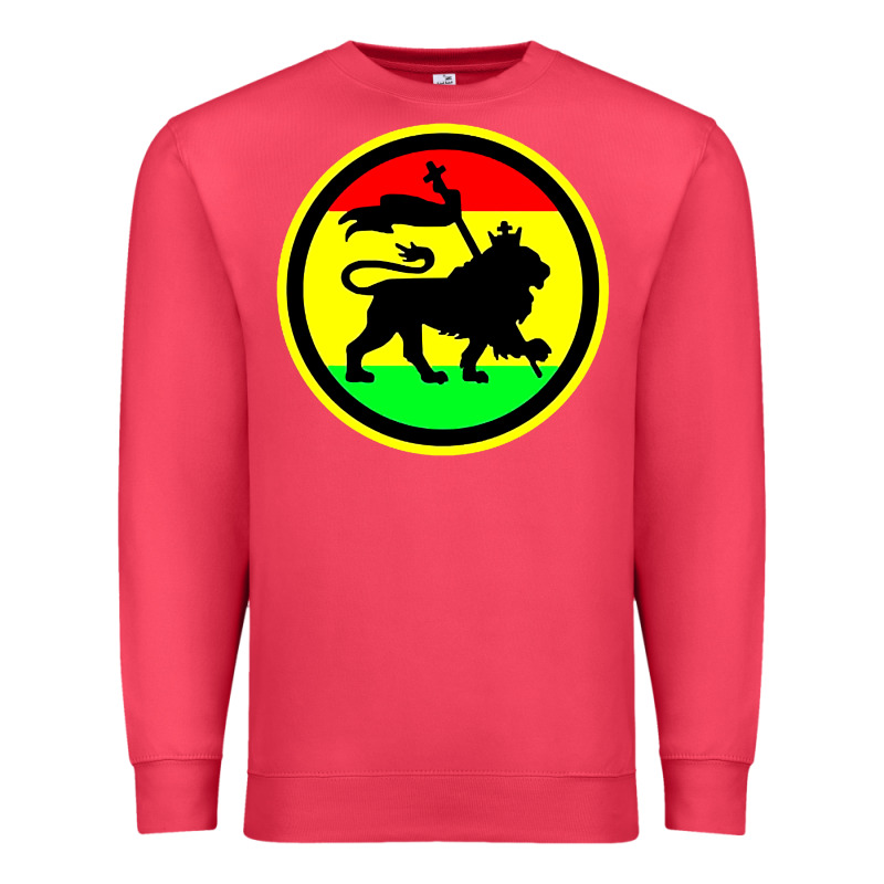 Rasta Lion Premium Sweatshirt by longCreatives | Teevron