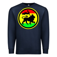 Navy Rasta Lion Premium Sweatshirt - longCreatives