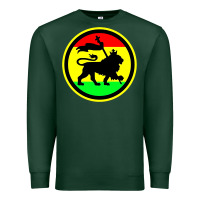 Sports Green Rasta Lion Premium Sweatshirt - longCreatives