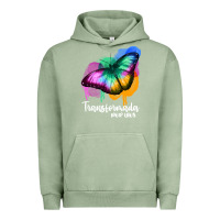 Pigment Oil Green transformada por dios Urban Hoodie - JahusDesignShop