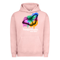 Pigment Salmon transformada por dios Urban Hoodie - JahusDesignShop