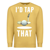 Antique Gold I'd Tap That TFunny Golf Premium Sweatshirt - longCreatives