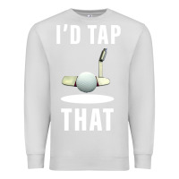 Dove Grey I'd Tap That TFunny Golf Premium Sweatshirt - longCreatives