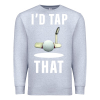 Heather Grey I'd Tap That TFunny Golf Premium Sweatshirt - longCreatives