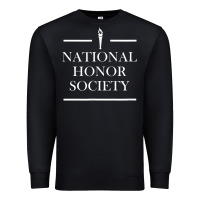 Black National Honor Society Torch Premium Sweatshirt - longCreatives