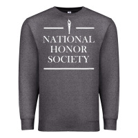Charcoal Heather National Honor Society Torch Premium Sweatshirt - longCreatives