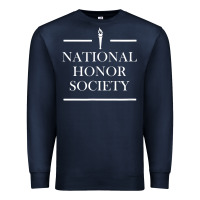 Navy National Honor Society Torch Premium Sweatshirt - longCreatives