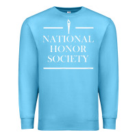 Ocean Blue National Honor Society Torch Premium Sweatshirt - longCreatives