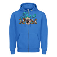 True Royal show mom aztec cowhide heifer Zipper Hoodie - Artiststas