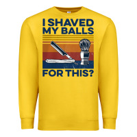 Lemon Nice I Shaved My Balls For This Vintage Premium Sweatshirt - longCreatives