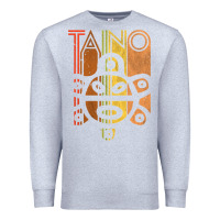 Heather Grey Taino Sun Boricua Vintage Taino Gift of Puerto Rico Premium Sweatshirt - longCreatives