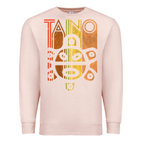 Pale Pink Taino Sun Boricua Vintage Taino Gift of Puerto Rico Premium Sweatshirt - longCreatives