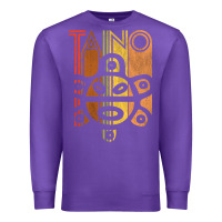 Purple Taino Sun Boricua Vintage Taino Gift of Puerto Rico Premium Sweatshirt - longCreatives