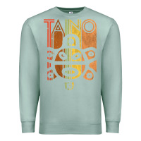 Seafoam Taino Sun Boricua Vintage Taino Gift of Puerto Rico Premium Sweatshirt - longCreatives