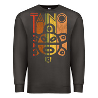 Smoke Taino Sun Boricua Vintage Taino Gift of Puerto Rico Premium Sweatshirt - longCreatives