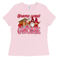 Bubblegum Pink Gnome sweet gnome Valentine's Day Ladies Tee - HowdyJamesFarm