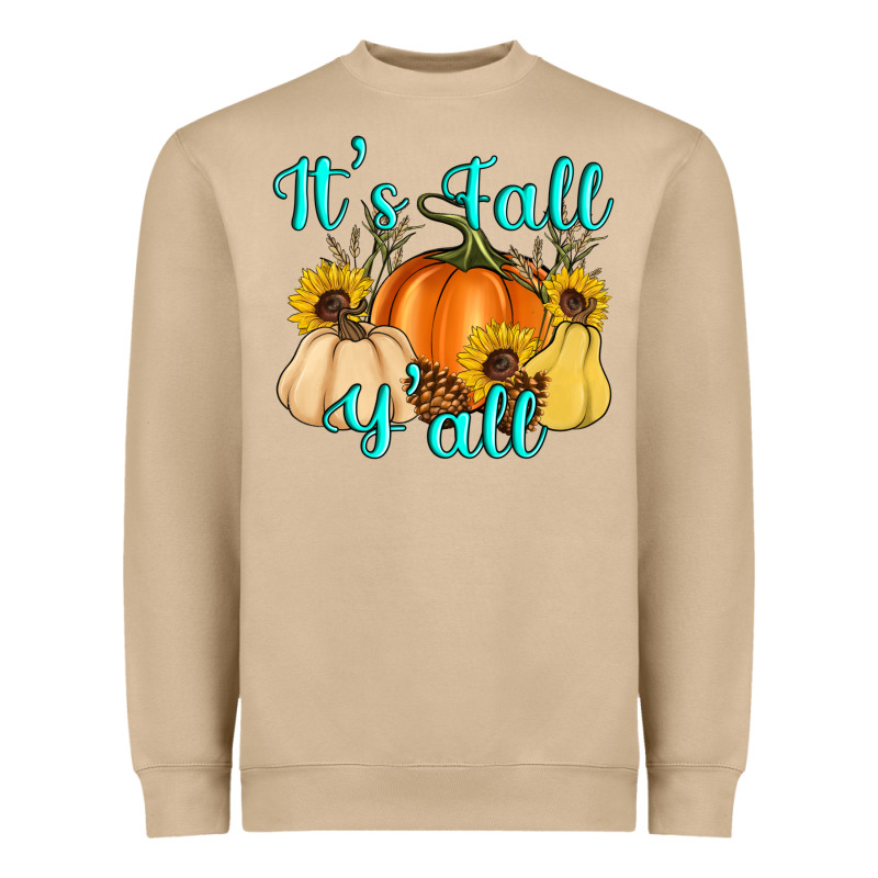 It's Fall Y'all Heavyweight Sweatshirt by Artiststas | Teevron