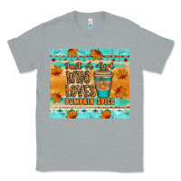 Heather Grey just a girl who loves pumpkin spice tumbler Classic Tee - Artiststas