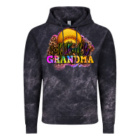 Cloud Black softball grandma Vintage Hoodie - OliviaCreatesArt