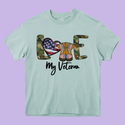My Veteran Heavy Core Tee Designed By Bettercallsaul