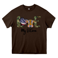 Chocolate Brown My Veteran Heavy Core Tee - Bettercallsaul