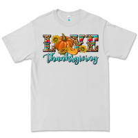 Dove Grey Love Thanksgiving Premium Tee - texasbilliewilder