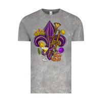 Cloud Rock Fleur de lis Mardi Gras Vintage Tee - HowdyJamesFarm