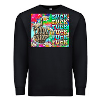 Black fuck everything skeletons Premium Sweatshirt - AdoDesignShop