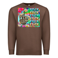 Chestnut fuck everything skeletons Premium Sweatshirt - AdoDesignShop