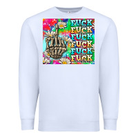 White fuck everything skeletons Premium Sweatshirt - AdoDesignShop