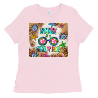 Bubblegum Pink summer is a state of mind Ladies Tee - TumblerDesignByShophia