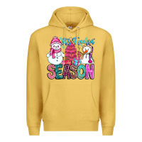 Antique Gold It's Freezin Season Premium Hoodie - CowhideDigitalArt