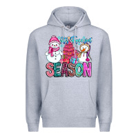 Heather Grey It's Freezin Season Premium Hoodie - CowhideDigitalArt