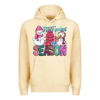 Pina Colada It's Freezin Season Premium Hoodie - CowhideDigitalArt