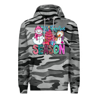 Slate Camo It's Freezin Season Premium Hoodie - CowhideDigitalArt