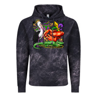 Cloud Black mardi gras pelican crawfish crocodile Vintage Hoodie - OliviaCreatesArt