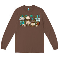 Chestnut bull skull coffee cups Long Sleeve Tee - OliviaCreatesArt
