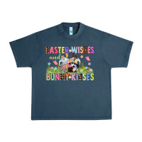 Midnight Navy Easter wishes and bunny kisses Easter gnomies  Eas Urban Heavy Tee - CowGirlArtShop