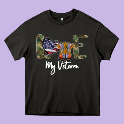 My Veteran Heavy Core Tee Designed By Bettercallsaul