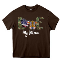 Chocolate Brown My Veteran Heavy Core Tee - Bettercallsaul