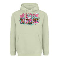 Matcha breast cancer nurse Heavyweight Hoodie - AdoDesignShop