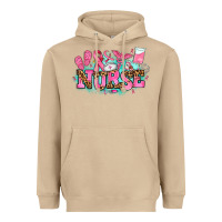 Mushroom breast cancer nurse Heavyweight Hoodie - AdoDesignShop