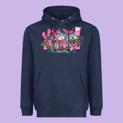 Breast Cancer Nurse Heavyweight Hoodie Designed By Adodesignshop