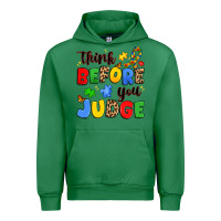Emerald think before you judge Urban Hoodie - JahusDesignShop