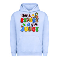 Pigment Grape Ice think before you judge Urban Hoodie - JahusDesignShop