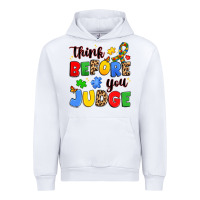 White think before you judge Urban Hoodie - JahusDesignShop