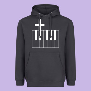Church Organist Heavyweight Hoodie Designed By Longcreatives