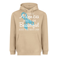 Mushroom I Have Alopecia Awareness, I Am Beautiful Just Th Heavyweight Hoodie - longCreatives