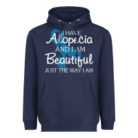 Navy I Have Alopecia Awareness, I Am Beautiful Just Th Heavyweight Hoodie - longCreatives